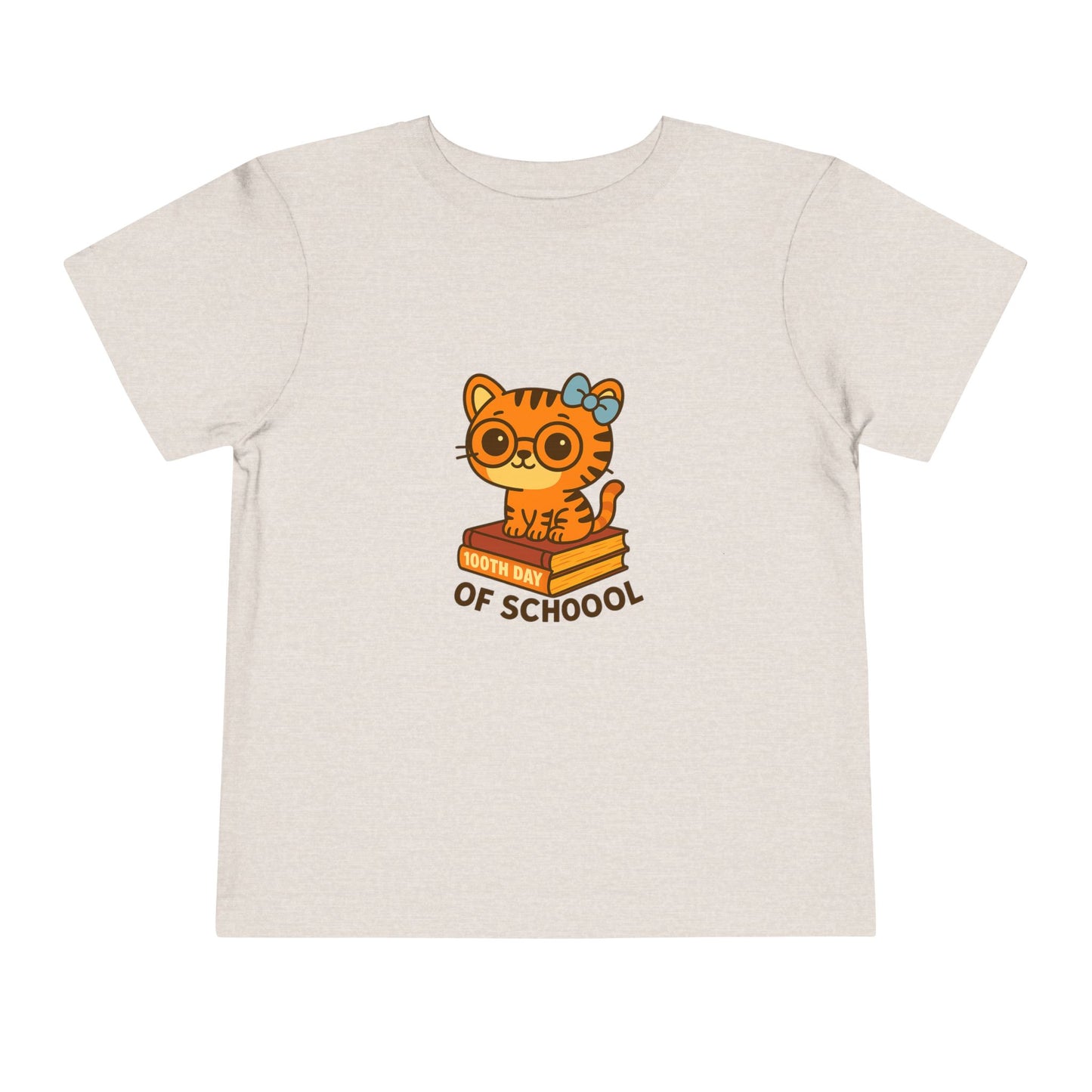 100th Day of School Tiger Spirit Tee – Cute Back-to-School Pride Shirt for Kids