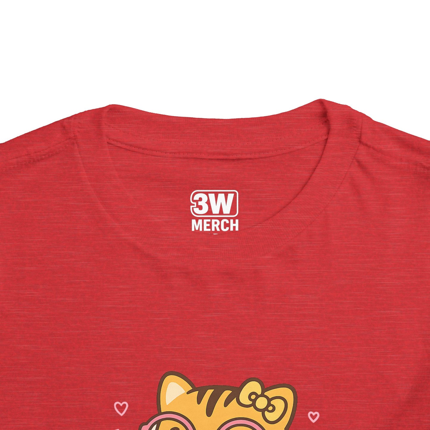 Cute Tiger Pride Toddler Tee, Kids' Short Sleeve Shirt, Animal Lover Gift, Back to School, Birthday Celebration