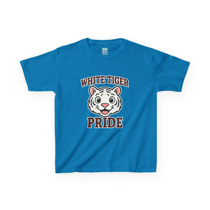 White Tiger Pride T-Shirt - Kids Softstyle Tee