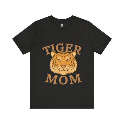 Tiger Mom Short Sleeve Tee, Unisex T-Shirt for Moms, Gift for Mother's Day, Casual Wear, Trendy Animal Tee
