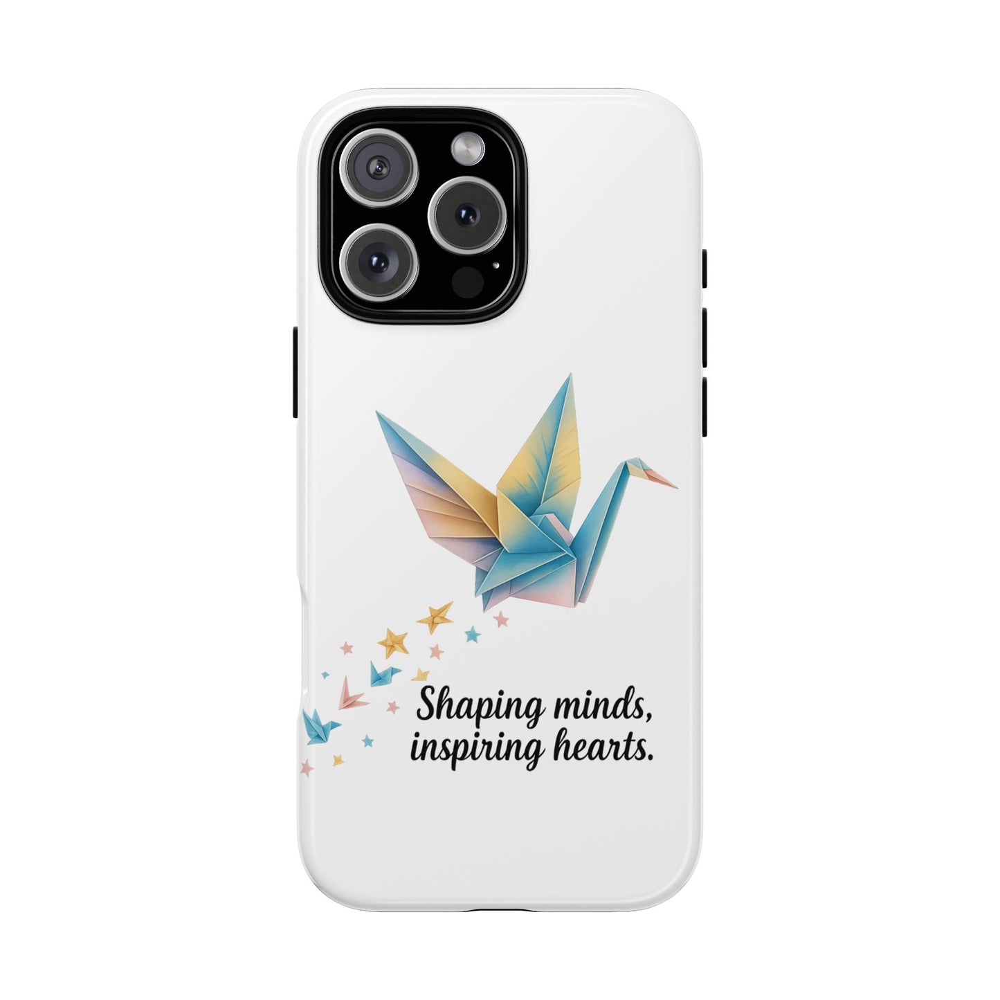 Phone Case: Inspirational Origami Crane Design, Unique Cell Cover, Motivational Gift, Custom Phone Protector, Perfect for Students & [...]