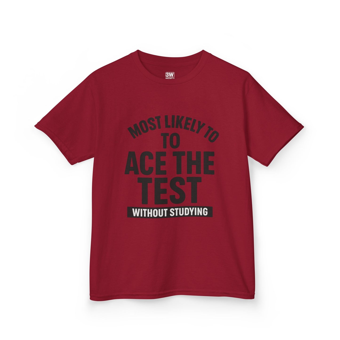 Most Likely to Ace the Test Kids Tee, Motivational Kids Shirt, Back to School Gift, Funny Teacher Gift, Classroom Humor T-Shirt
