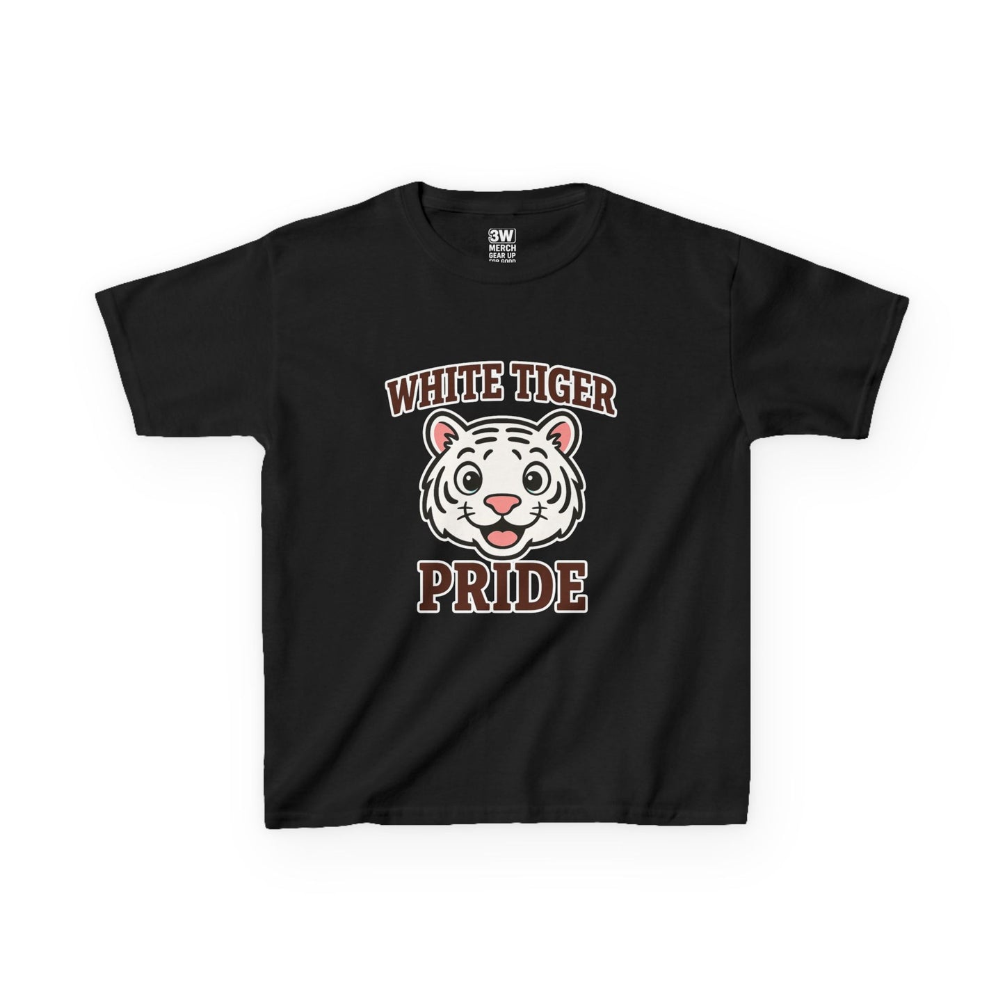 White Tiger Pride T-Shirt - Kids Softstyle Tee
