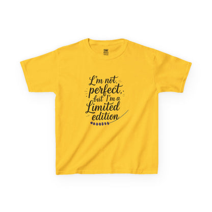 Limited Edition Kids Tee - I'm Not Perfect, Kids T-Shirt, Birthday Gift, Unique Gift for Kids, Fun Casual Wear, Limited Edition T-Shirt