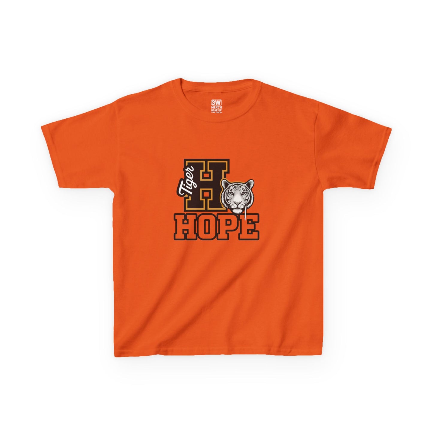 Tiger Hope Kids Tee, Fun Children's Shirt, Supportive Tiger Graphic Tee, Perfect for Birthdays, School Events, Youth Apparel