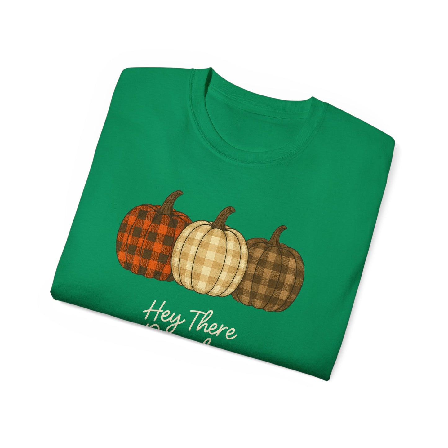Customizable slogan Pumpkin T-Shirt | Plaid Pumpkin Fall Tee 🍂 | Cute Autumn Outfit | Cozy Fall Shirt | Pumpkin Patch Top | Trending Fall Aesthetic 2025