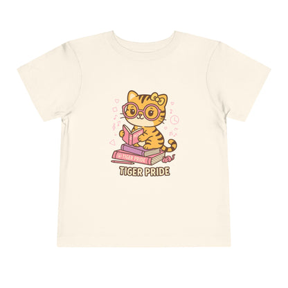 Cute Tiger Pride Toddler Tee, Kids' Short Sleeve Shirt, Animal Lover Gift, Back to School, Birthday Celebration