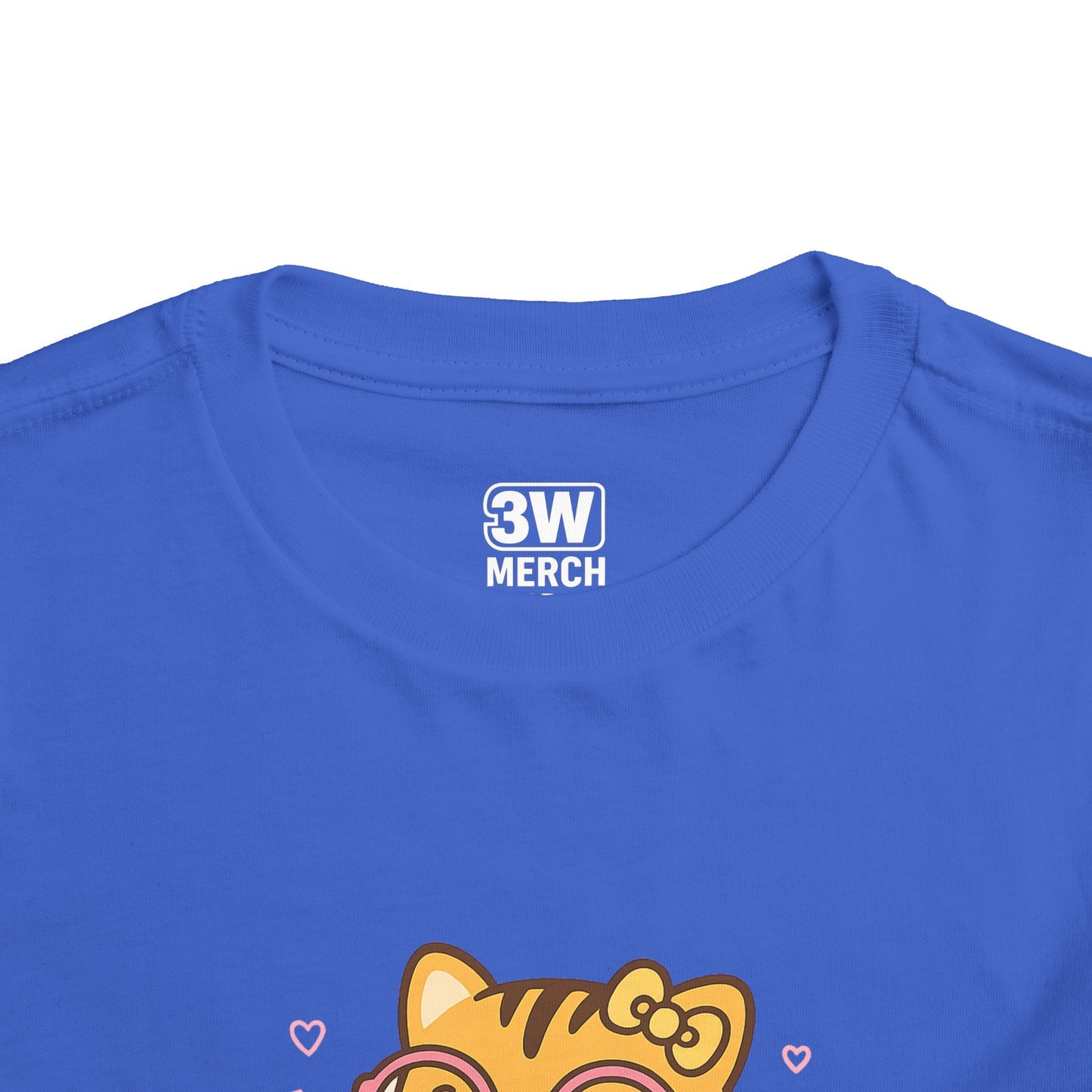 Cute Tiger Pride Toddler Tee, Kids' Short Sleeve Shirt, Animal Lover Gift, Back to School, Birthday Celebration