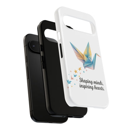 Phone Case: Inspirational Origami Crane Design, Unique Cell Cover, Motivational Gift, Custom Phone Protector, Perfect for Students & [...]