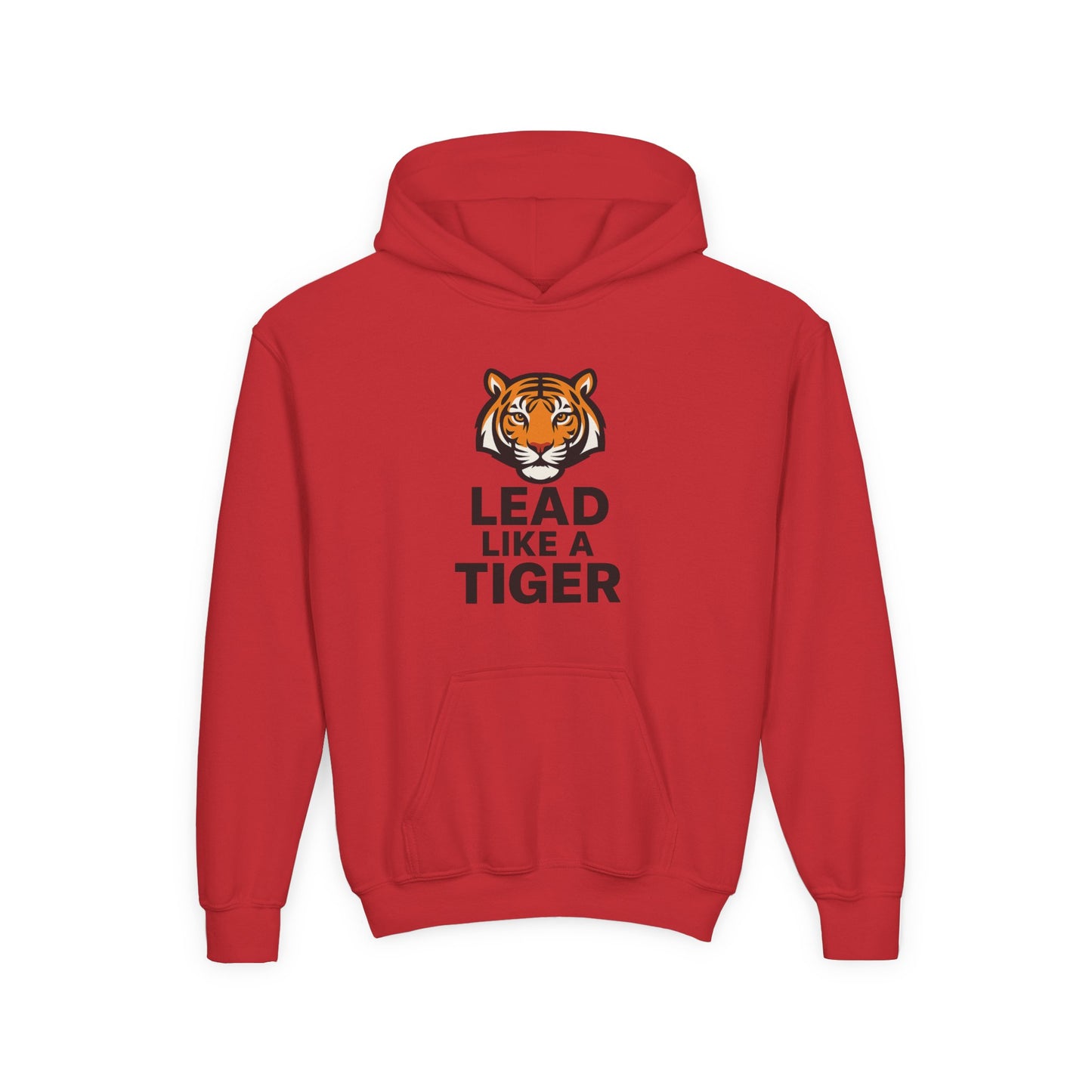 Lead Like a Tiger Hoodie – Motivational School Spirit Youth Heavy blend Sweatshirt