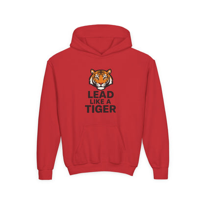 Lead Like a Tiger Hoodie – Motivational School Spirit Youth Heavy blend Sweatshirt