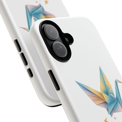 Phone Case: Inspirational Origami Crane Design, Unique Cell Cover, Motivational Gift, Custom Phone Protector, Perfect for Students & [...]