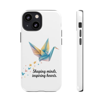 Phone Case: Inspirational Origami Crane Design, Unique Cell Cover, Motivational Gift, Custom Phone Protector, Perfect for Students & [...]