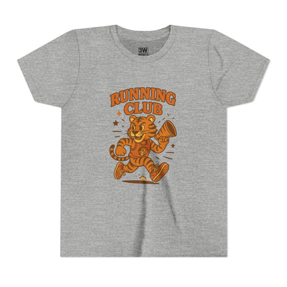 Youth Running Club Tee, Sporty Kids T-Shirt, Activewear for Boys & Girls, Perfect Gift for Young Athletes, Cute Running Shirt