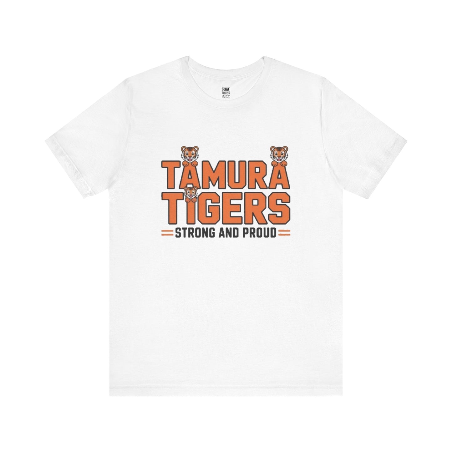 Adult Tiger Print Unisex Tee - Tamura Tigers Design