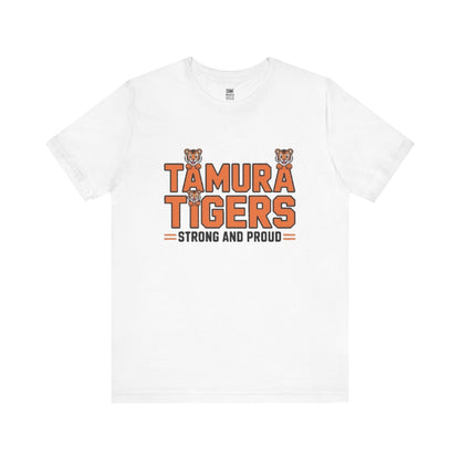 Adult Tiger Print Unisex Tee - Tamura Tigers Design