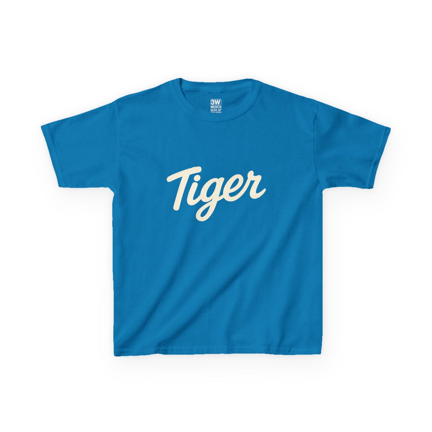 Tiger Kids Heavy Cotton Tee - Fun Kids T-Shirt, Birthday Gift, Animal Lover Apparel, Everyday Wear, Nature Enthusiast Shirt
