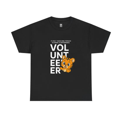 Volunteer Tiger T-Shirt, Super Soft, Customizable, garment-dyed