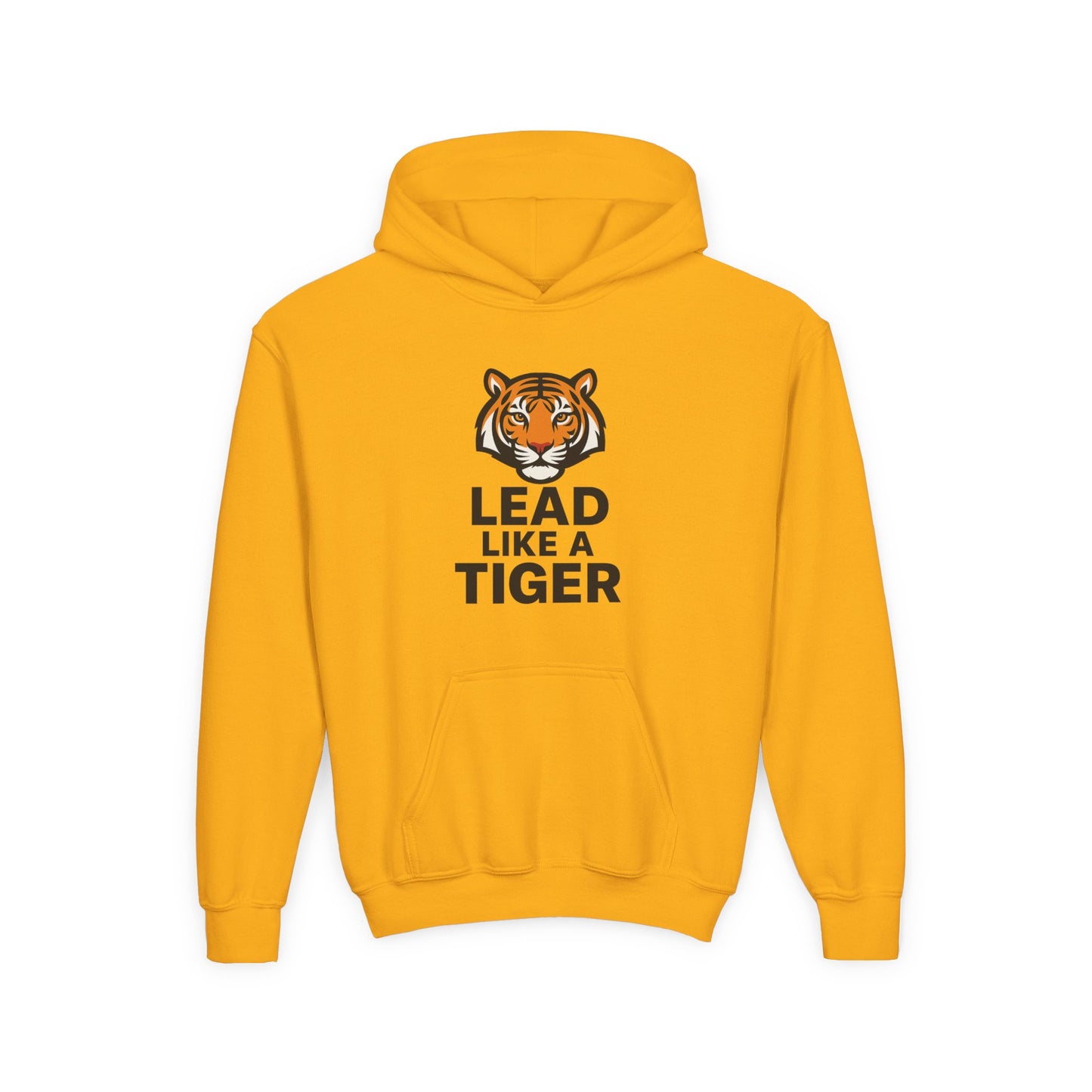 Lead Like a Tiger Hoodie – Motivational School Spirit Youth Heavy blend Sweatshirt