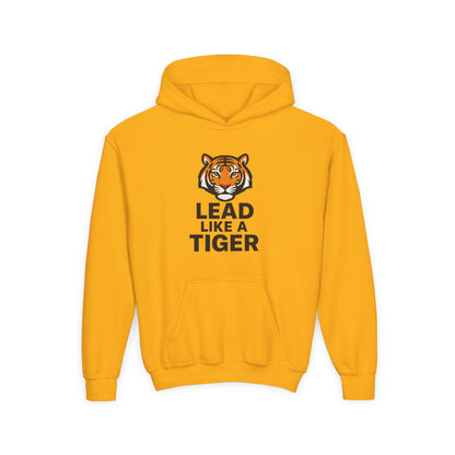 Lead Like a Tiger Hoodie – Motivational School Spirit Youth Heavy blend Sweatshirt