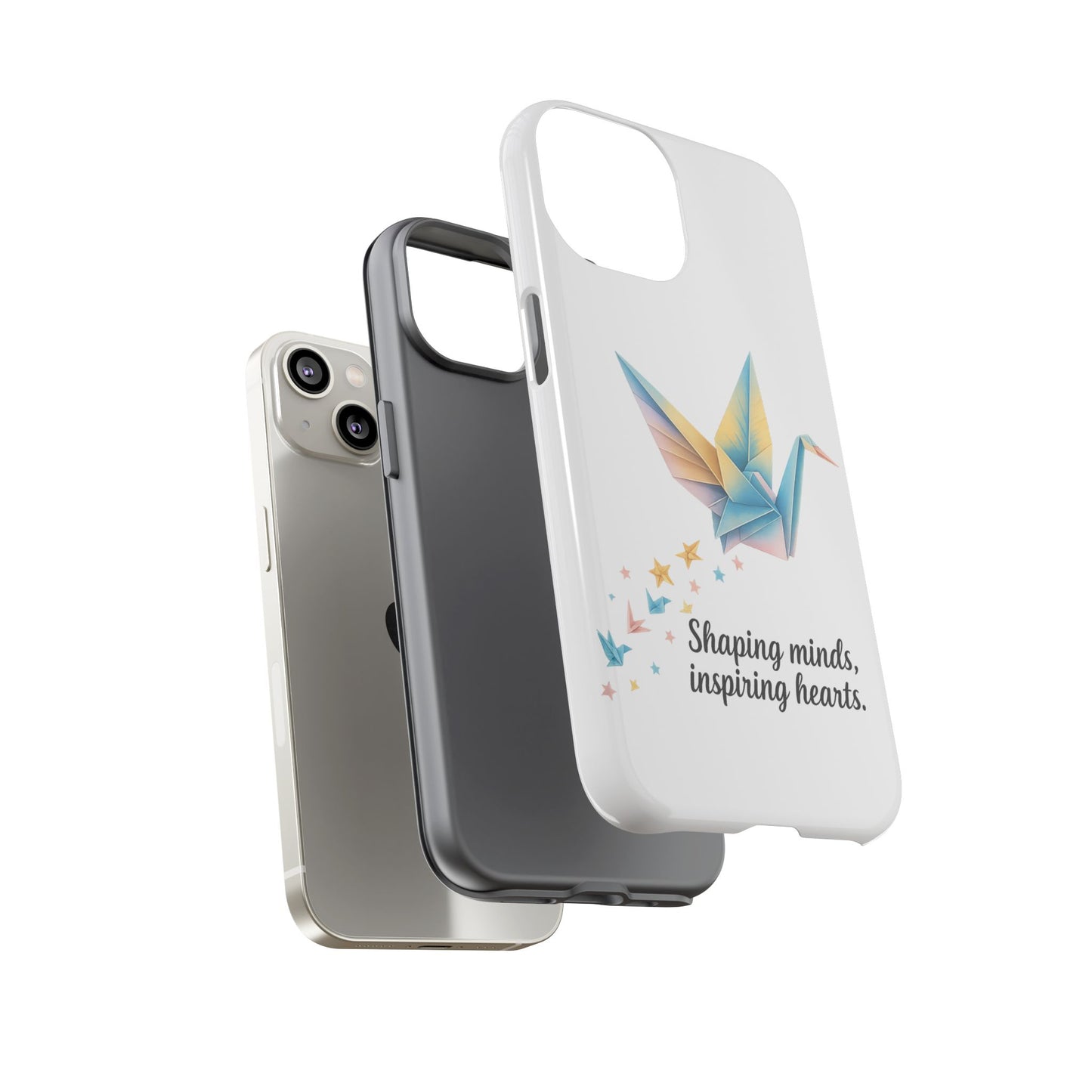 Phone Case: Inspirational Origami Crane Design, Unique Cell Cover, Motivational Gift, Custom Phone Protector, Perfect for Students & [...]