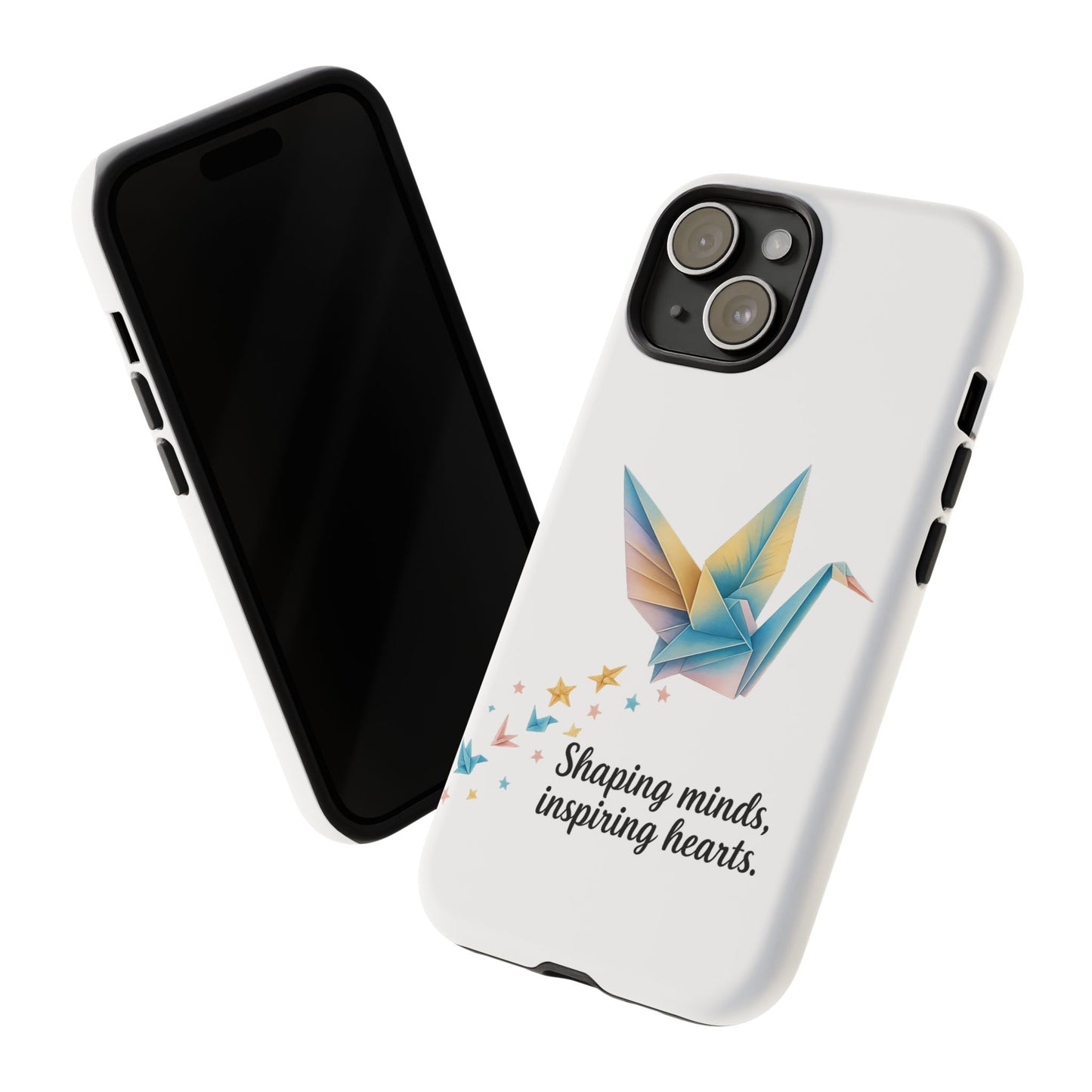 Phone Case: Inspirational Origami Crane Design, Unique Cell Cover, Motivational Gift, Custom Phone Protector, Perfect for Students & [...]