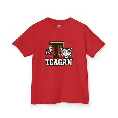 Personalized Kids Tiger Tee | Cool Animal Shirt | Perfect for Gifts, Birthdays, School Events, Weekend Wear