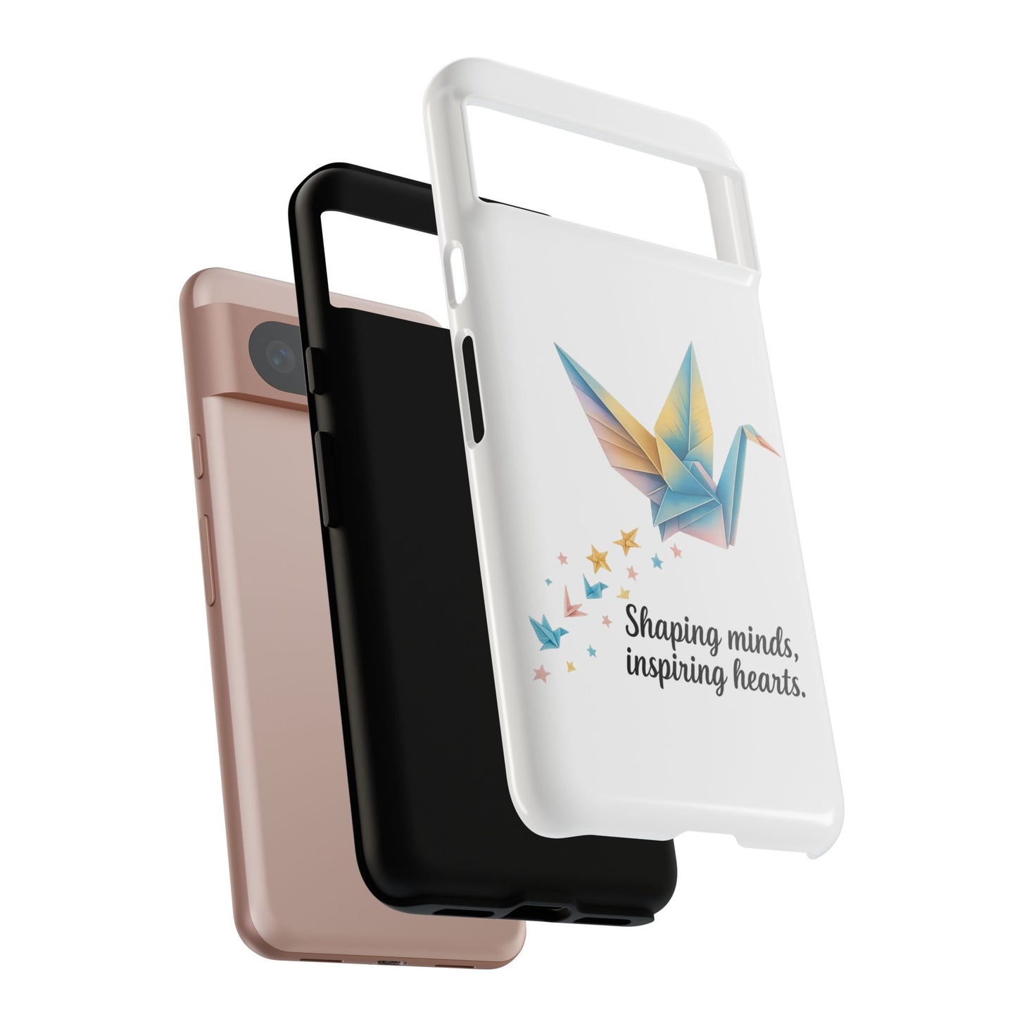 Phone Case: Inspirational Origami Crane Design, Unique Cell Cover, Motivational Gift, Custom Phone Protector, Perfect for Students & [...]