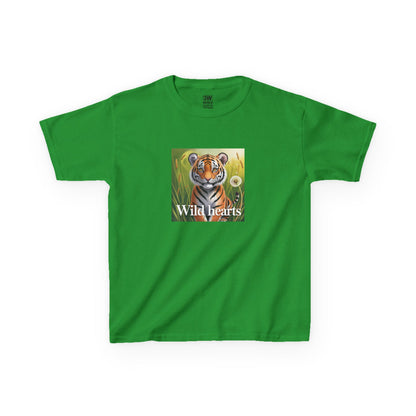 Wild Hearts Kids Tee - Fun Cotton Shirt for Young Adventurers, Birthday Gift, Animal Lover Apparel, Everyday Wear