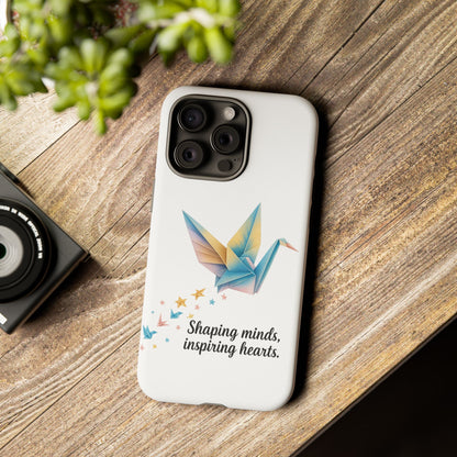 Phone Case: Inspirational Origami Crane Design, Unique Cell Cover, Motivational Gift, Custom Phone Protector, Perfect for Students & [...]