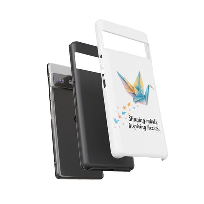 Phone Case: Inspirational Origami Crane Design, Unique Cell Cover, Motivational Gift, Custom Phone Protector, Perfect for Students & [...]