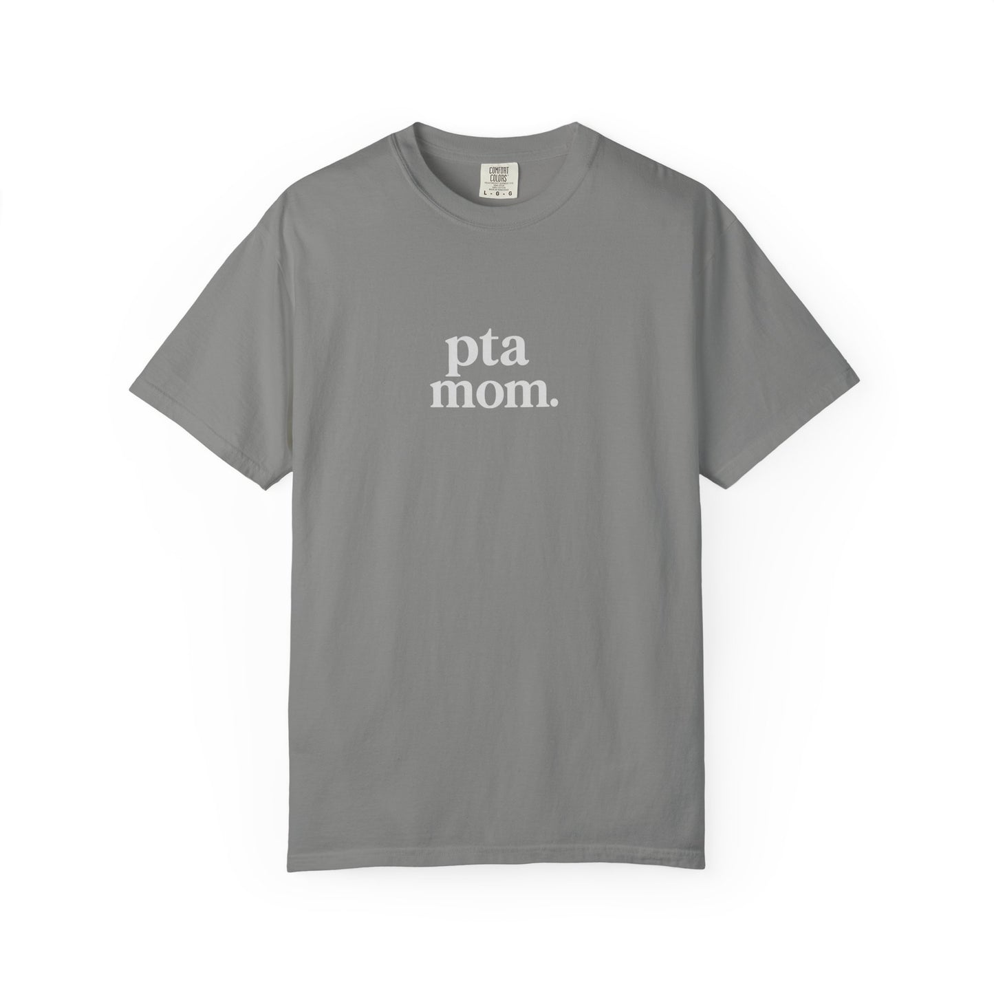 PTA Mom T-Shirt for Adult Relaxed Fit Tee, Casual Wear, Perfect Gift for Mother's Day, Back-to-School Events, School Spirit Wear