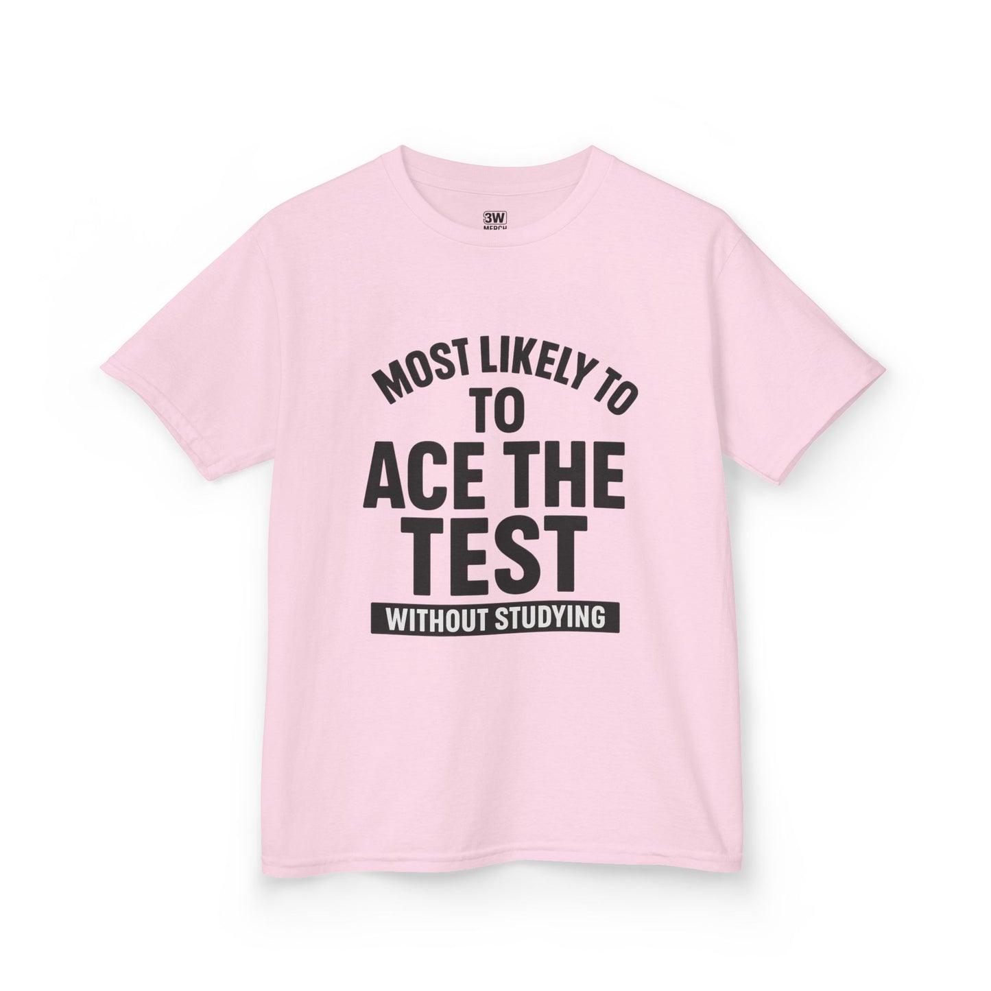 Most Likely to Ace the Test Kids Tee, Motivational Kids Shirt, Back to School Gift, Funny Teacher Gift, Classroom Humor T-Shirt