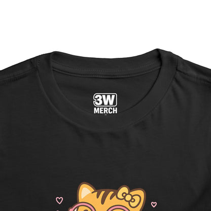 Cute Tiger Pride Toddler Tee, Kids' Short Sleeve Shirt, Animal Lover Gift, Back to School, Birthday Celebration