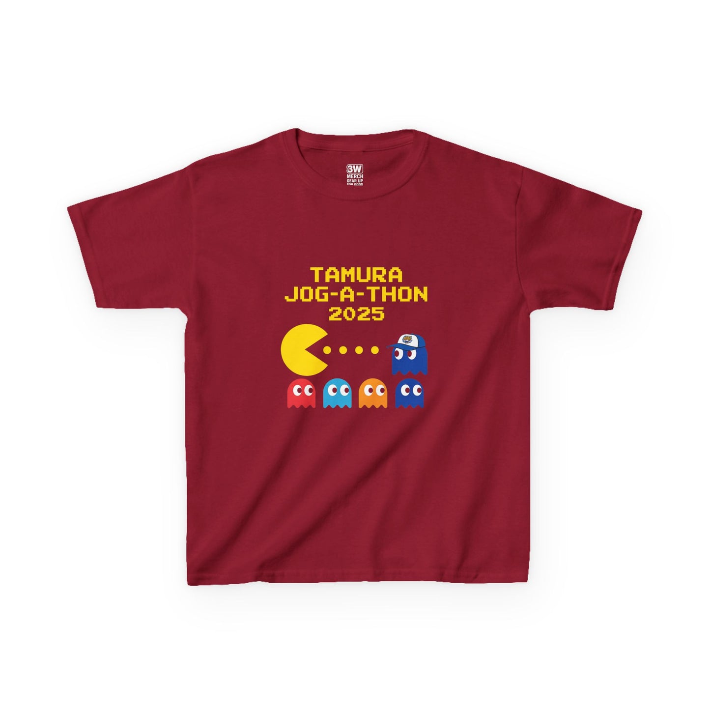 Custom Tamura Jog-A-Thon 2025 Retro PAC-MAN Shirt | School Spirit Tee | Race Day Fundraiser T-Shirt | Unisex Graphic Tee