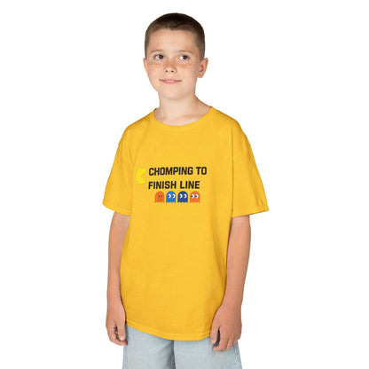 Pac-Man Jog-A-Thon T-Shirt | “Chomping to the Finish Line” Retro Game Tee | School Spirit Shirt | Custom Team & Class Shirt | Fun Run Fundraiser Shirt