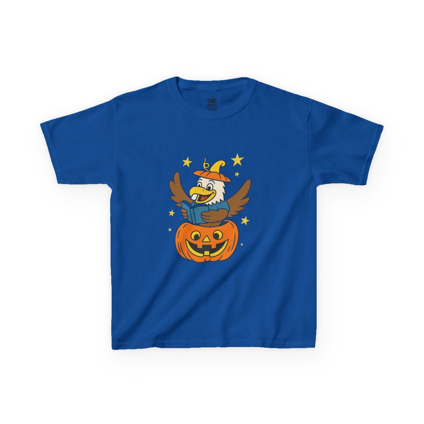 Kids Tee - Cute Eagle Halloween Pumpkin Shirt – Reading Eagle Jack-O’-Lantern Tee