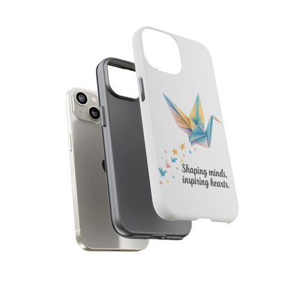 Phone Case: Inspirational Origami Crane Design, Unique Cell Cover, Motivational Gift, Custom Phone Protector, Perfect for Students & [...]