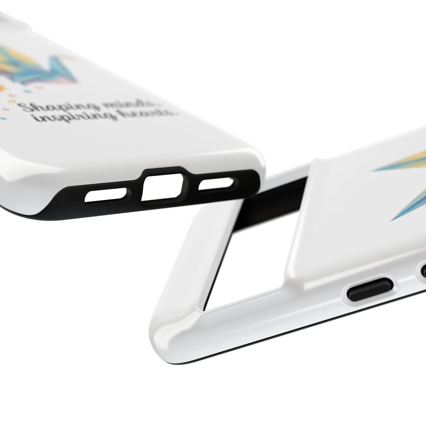 Phone Case: Inspirational Origami Crane Design, Unique Cell Cover, Motivational Gift, Custom Phone Protector, Perfect for Students & [...]