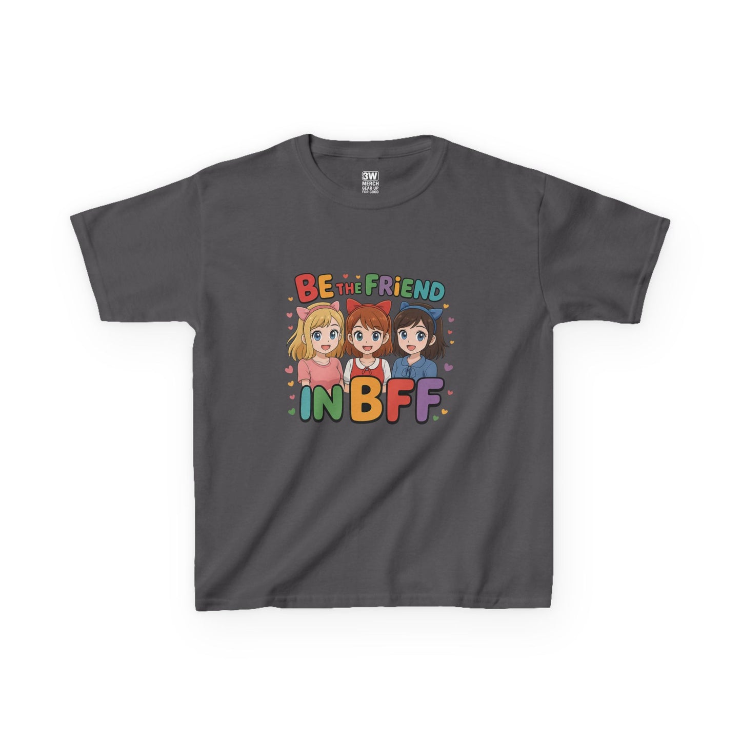 Kids Tee Be the FRIEND in BFF best friendT-shirt, Motivational Wear, Fun Kids Clothing