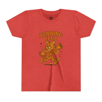 Youth Running Club Tee, Sporty Kids T-Shirt, Activewear for Boys & Girls, Perfect Gift for Young Athletes, Cute Running Shirt