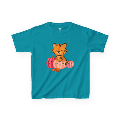 Tigger mascot on pumpkin Halloween