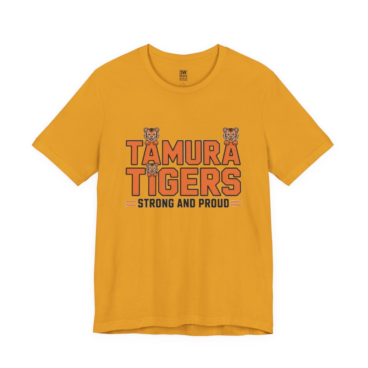 Adult Tiger Print Unisex Tee - Tamura Tigers Design