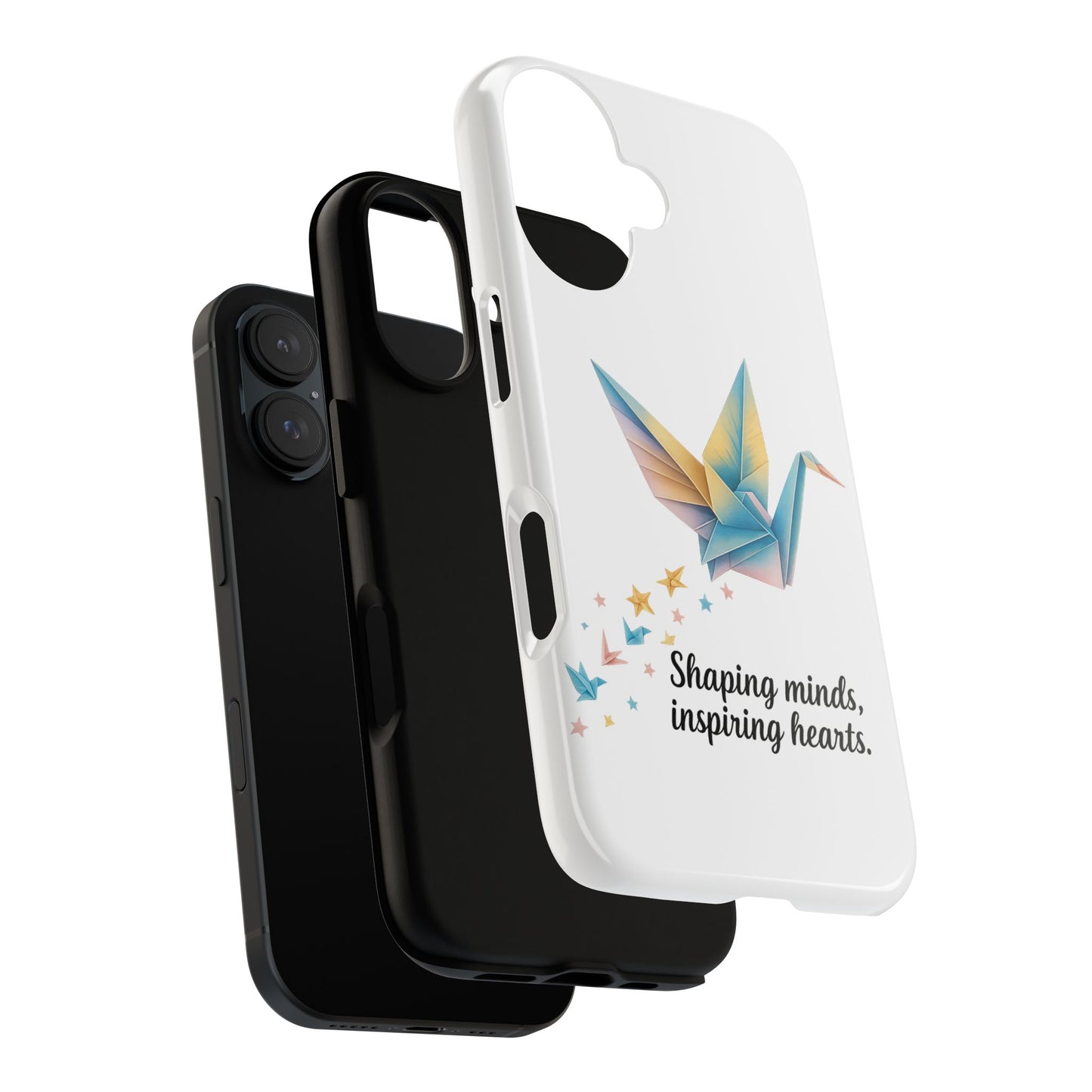 Phone Case: Inspirational Origami Crane Design, Unique Cell Cover, Motivational Gift, Custom Phone Protector, Perfect for Students & [...]