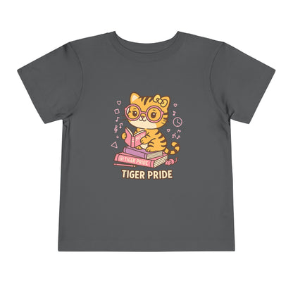 Cute Tiger Pride Toddler Tee, Kids' Short Sleeve Shirt, Animal Lover Gift, Back to School, Birthday Celebration