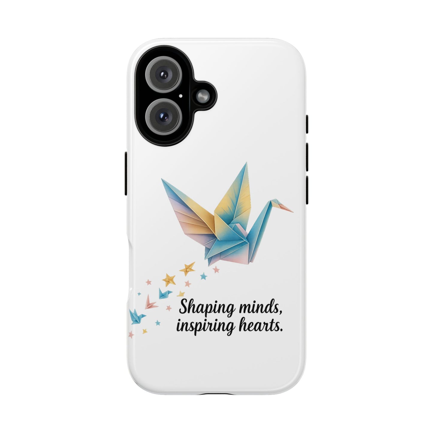 Phone Case: Inspirational Origami Crane Design, Unique Cell Cover, Motivational Gift, Custom Phone Protector, Perfect for Students & [...]