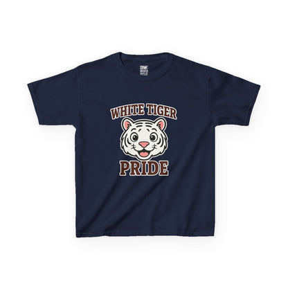 White Tiger Pride T-Shirt - Kids Softstyle Tee