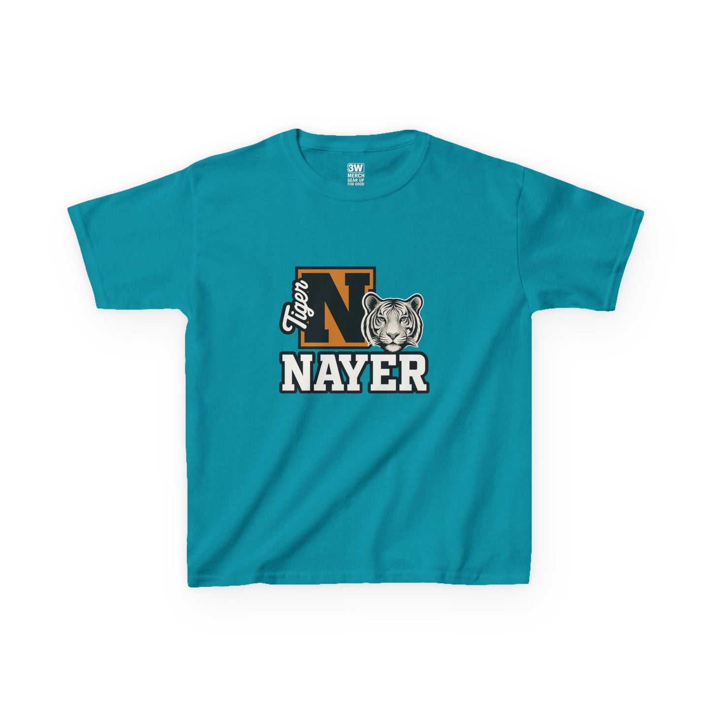 Custom Kids Tiger Graphic Tee, Varsity Style T-Shirt, Fun Kids Apparel, Birthday Gift, School Spirit Shirt, Casual Everyday Wear